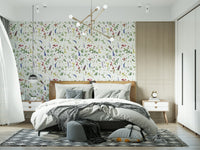 Wildest Wildflower Dreams peel stick wallpaper, fresh spring essence.
