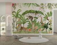 Wildlife oasis in watercolor for nature lovers, GD1235