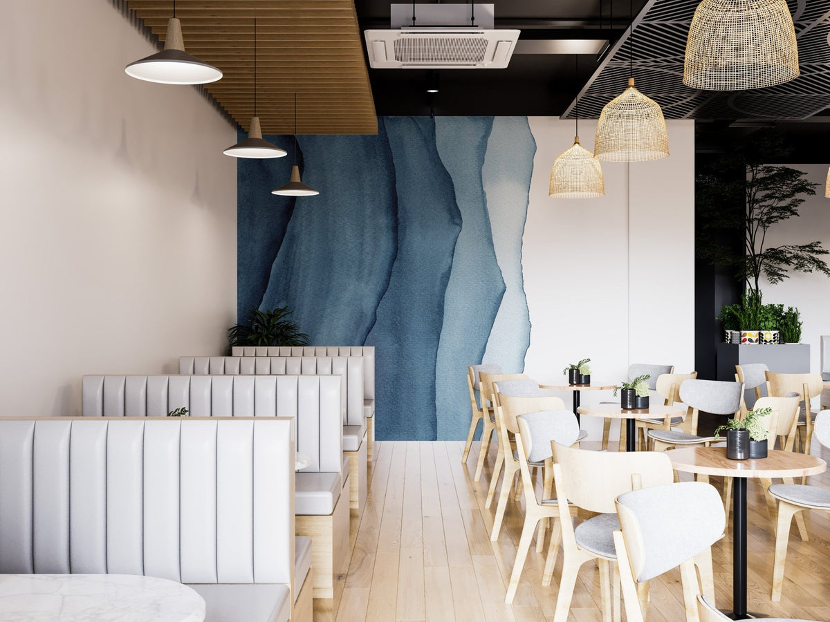 Watercolor Layers Mural Wallpaper C427