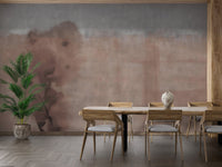 Watercolor red paint effect wallpaper for peel-and-stick walls. A401
