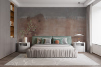 Red watercolor wallpaper with easy peel-and-stick application. A401
