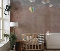 Vibrant red watercolor paint effect peel-and-stick wallpaper. A401
