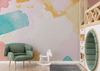 Colorful watercolor shades wallpaper
