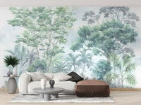 Watercolour Tropical Jungle Wallpaper for decor C550
