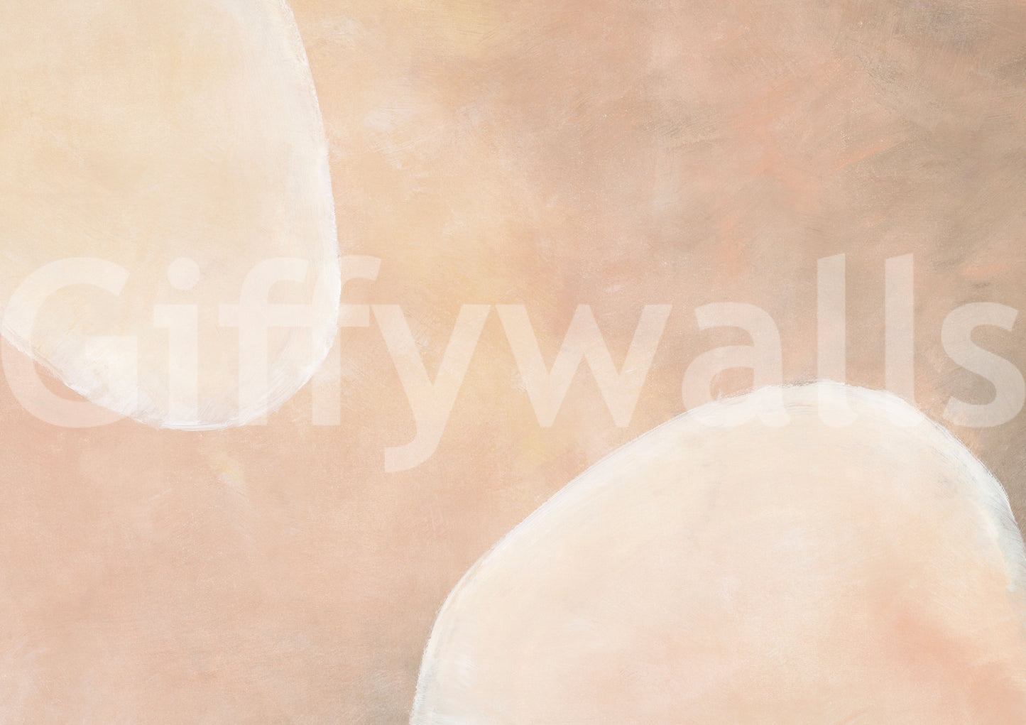 Abstract misty tones wall mural

