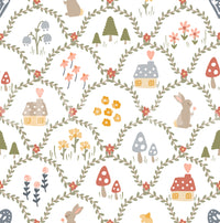 Fantasy garden repeat pattern

