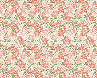 Boho style floral wall wallpaper

