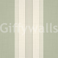 Subtle stripe pattern in sage tone

