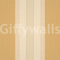 Honey gold stripes wallpaper with textured finish

