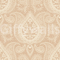 Decorative beige pattern wallpaper

