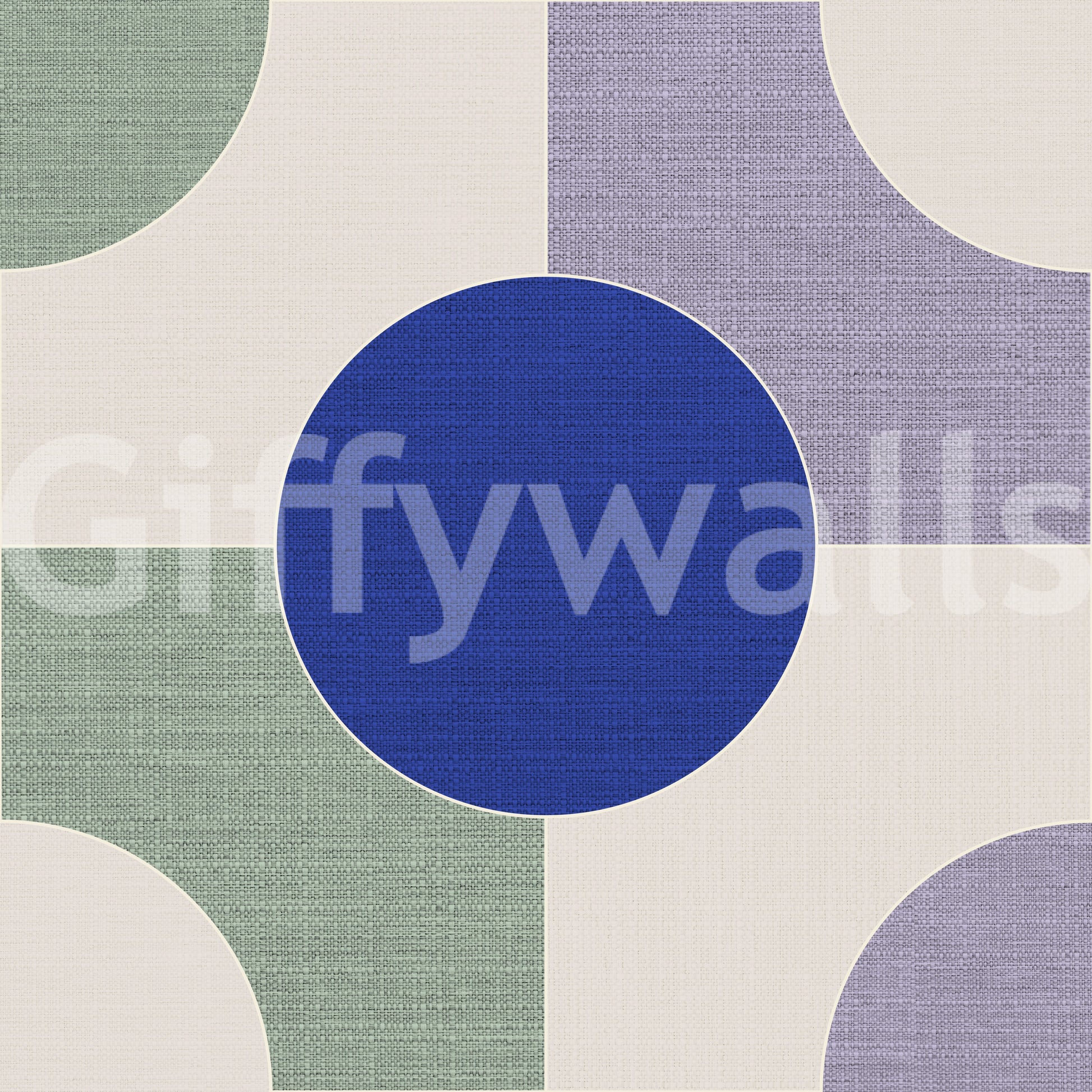 Blue focal point modern wall texture

