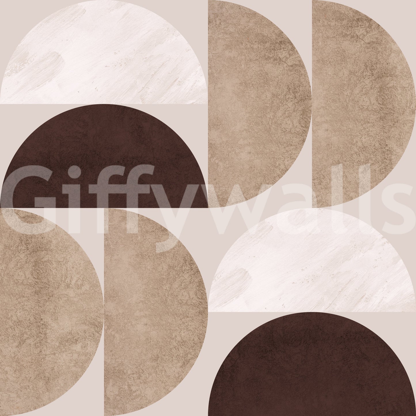 Contemporary semicircle wallpaper

