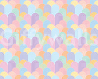 Bright and warm rainbow wallpaper design

