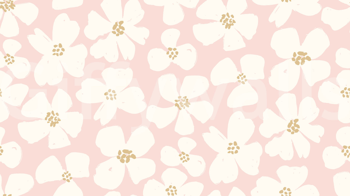 Blush Bloom Wallpaper⁠
