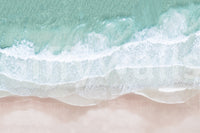 Coastal aerial view wall mural

