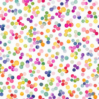 Fun wall mural with dots

