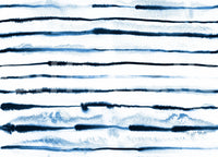 Modern indigo stripe wallpaper

