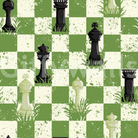 Outdoor chess wallpaper vibrant green
