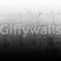 High-contrast black ombre wall design

