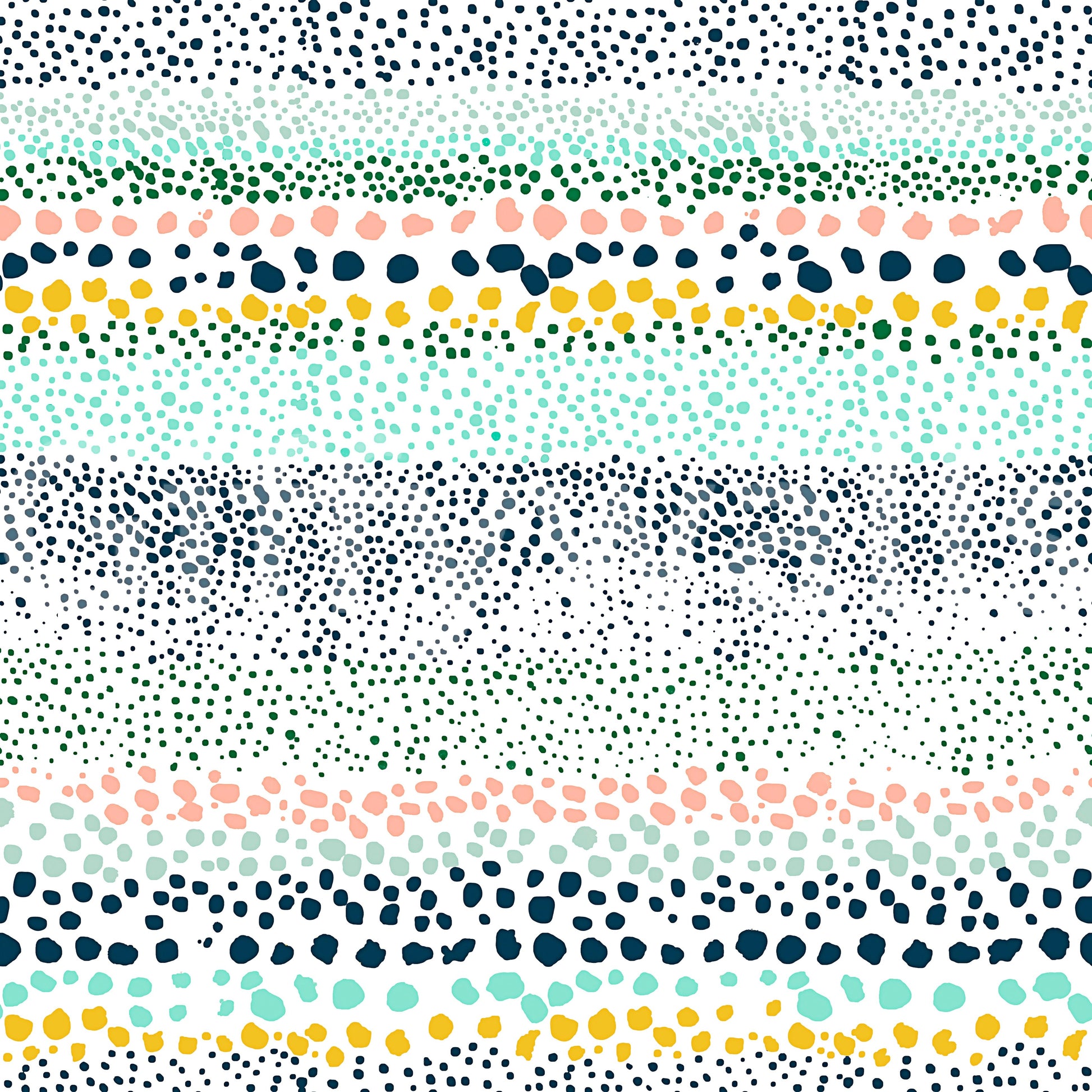 Artistic dot mural for walls

