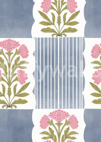 Easy-to-apply striped wallpaper

