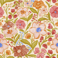 Nature-inspired mural for bedrooms

