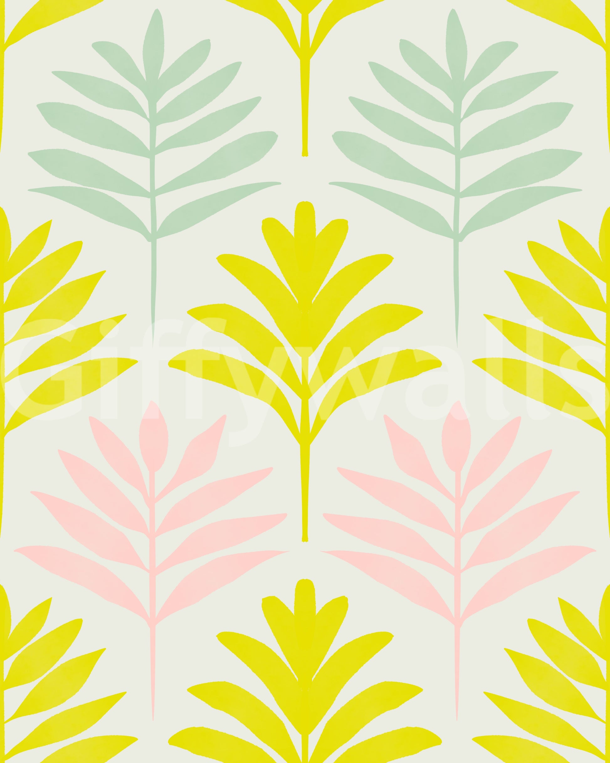 Colorful pastel wall design

