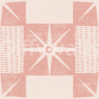 Quilt block wallpaper pink pastel style

