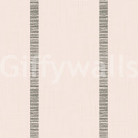 Boho harmony striped wallpaper grey beige


