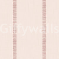 Boho harmony striped wallpaper mauve beige

