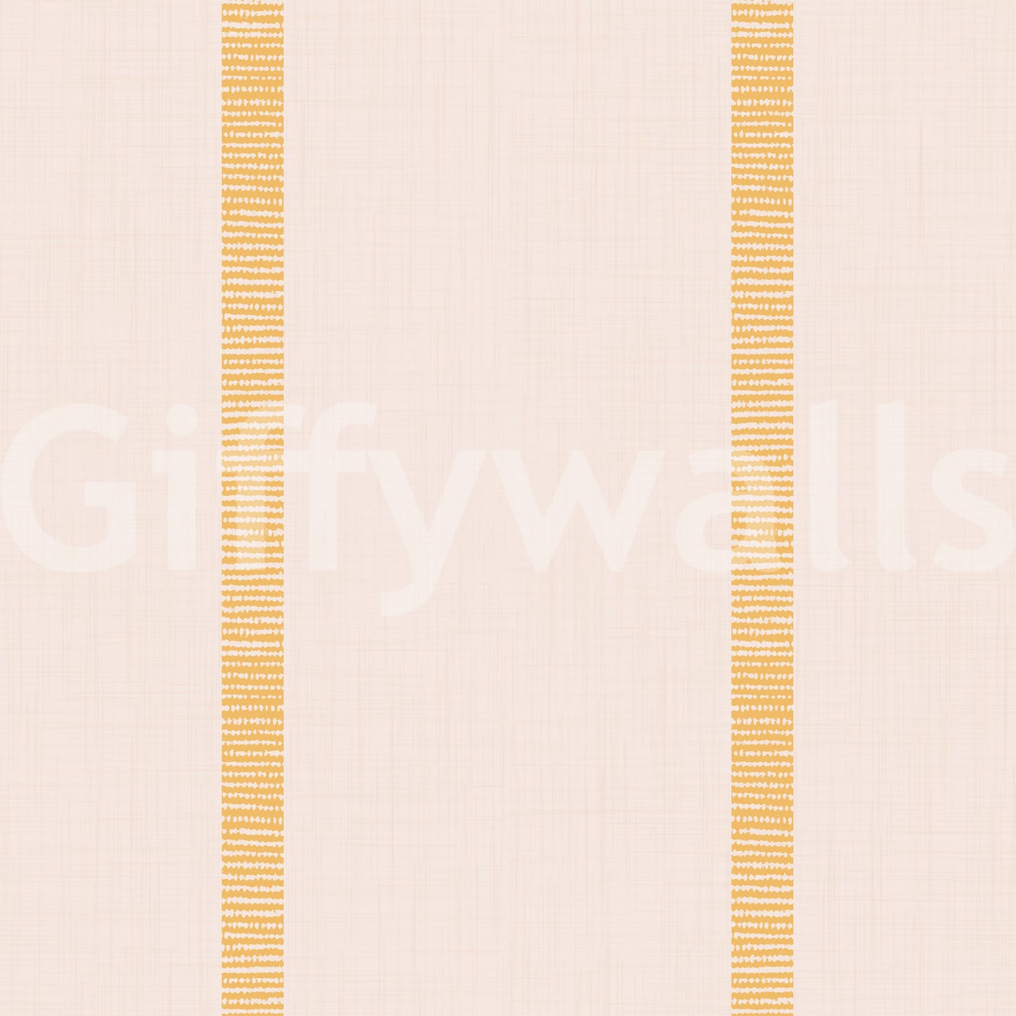 Boho harmony striped wallpaper ocher beige

