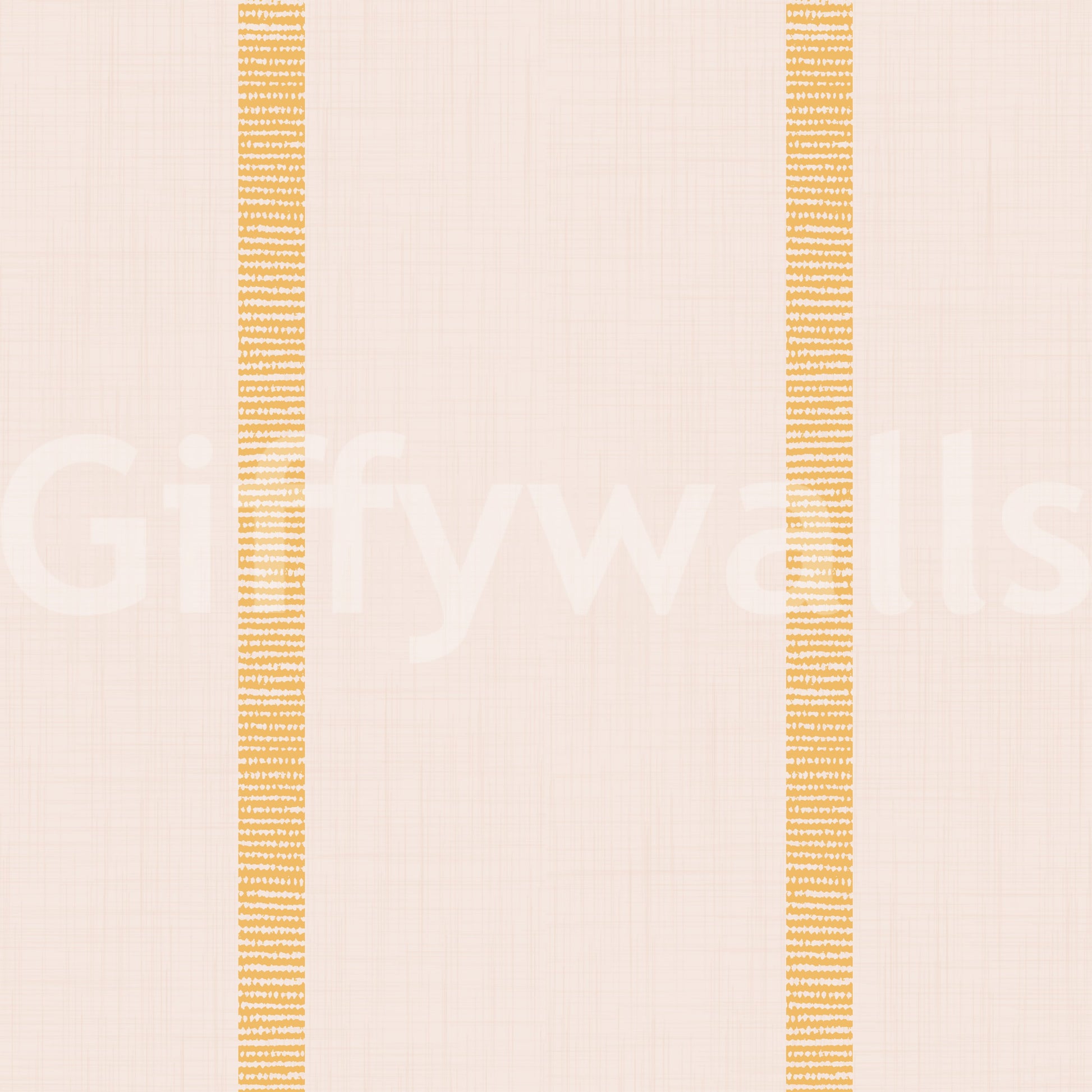 Boho harmony striped wallpaper ocher beige

