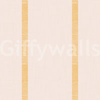 Boho harmony striped wallpaper ocher beige

