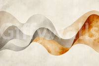 Peaceful wallpaper mural for walls with natural theme

