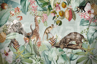 Wild nature vintage wall design

