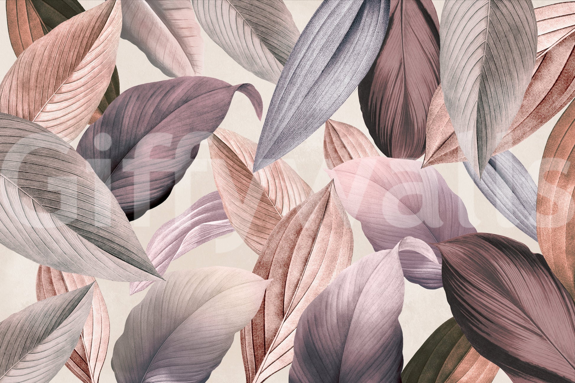 Serene greenery wall mural for tranquil home decor

