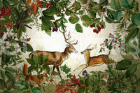 Painterly leaf design for cozy interiors

