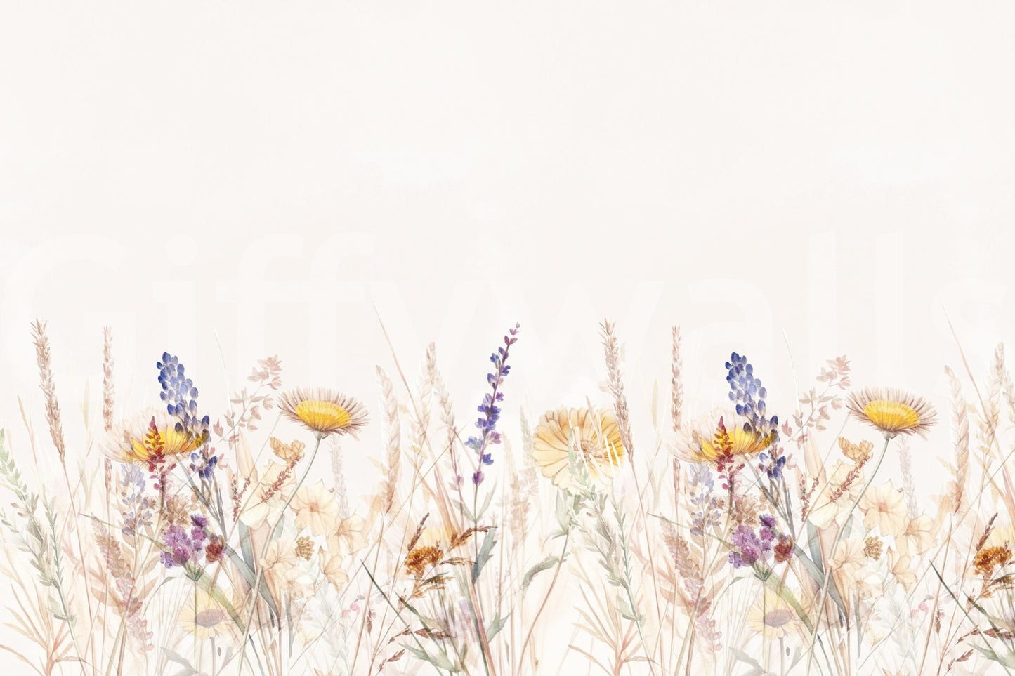 Whispers of the Wildflower Meadow Wall Mural
