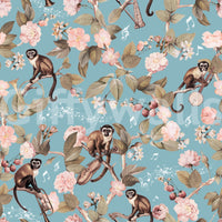 Musical monkey wallpaper with jungle vibes and melodies

