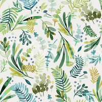 Olive leaf wallpaper bringing natural Tuscan charm

