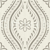 Classic damask design on a bright green backdrop

