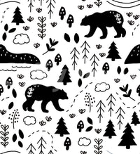 Lush green hiking trail wallpaper for serene interiors

