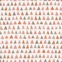 Fun and colorful triangle wallpaper for kids’ space