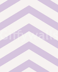 Patterned wallpaper with lilac zigzag style

