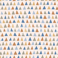 Boho pattern wallpaper with geometric layout

