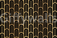 Sophisticated black and gold column wallpaper

