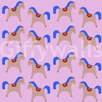 Artistic Delight Carousel 03 wallpaper for cheerful spaces

