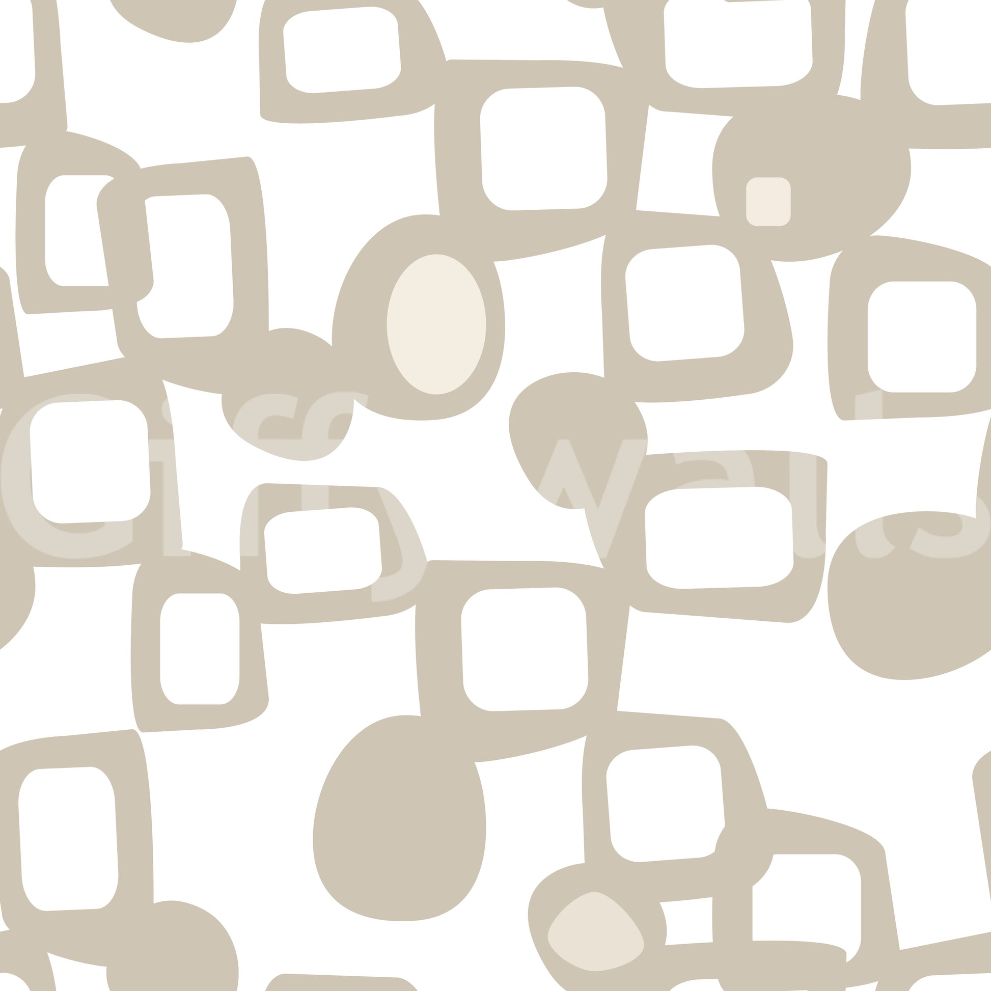 Creative space with flowing line wall mural

