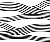 High-contrast wave pattern wallpaper for walls

