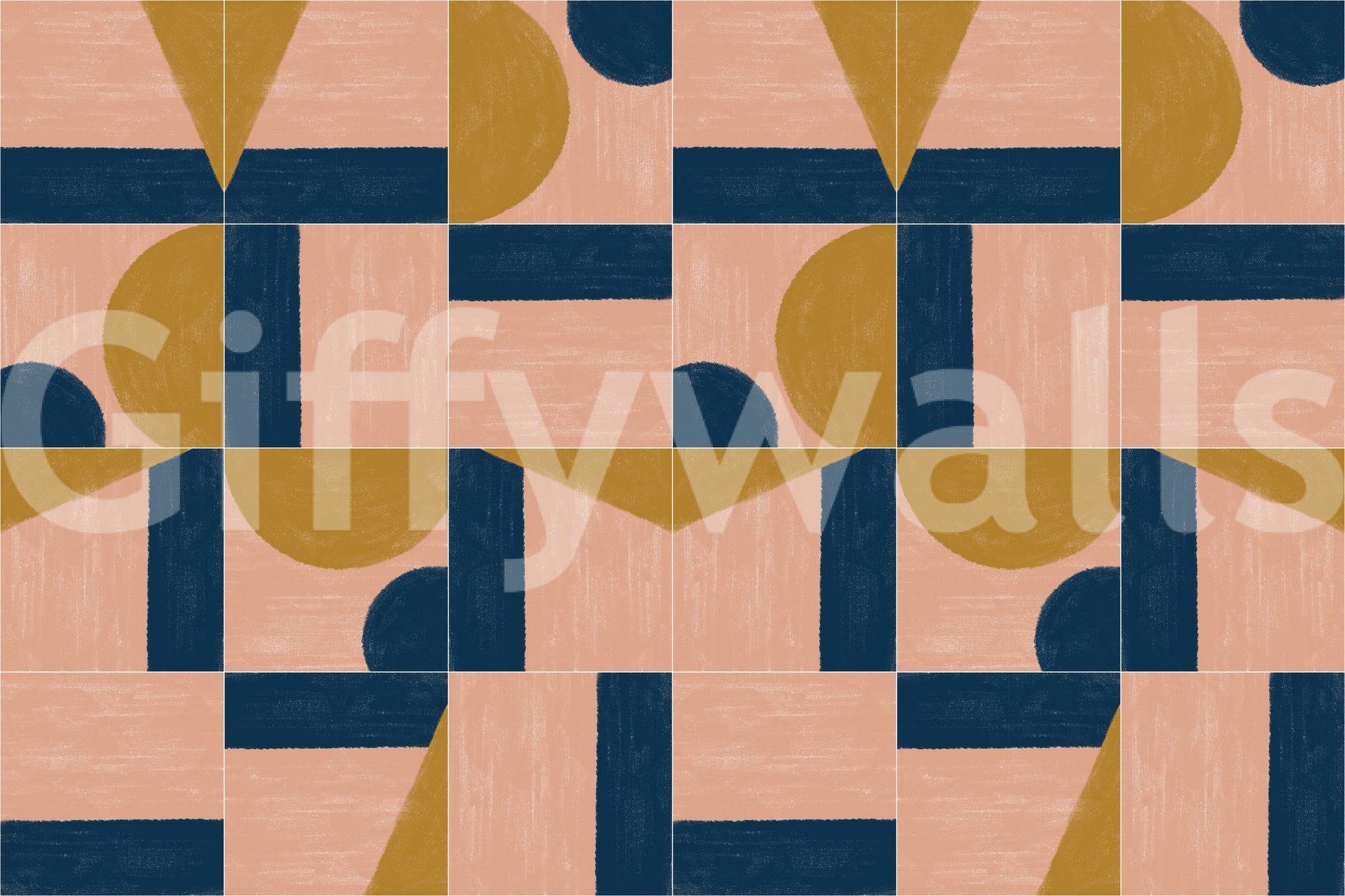 Timeless pattern wallpaper for kitchens
